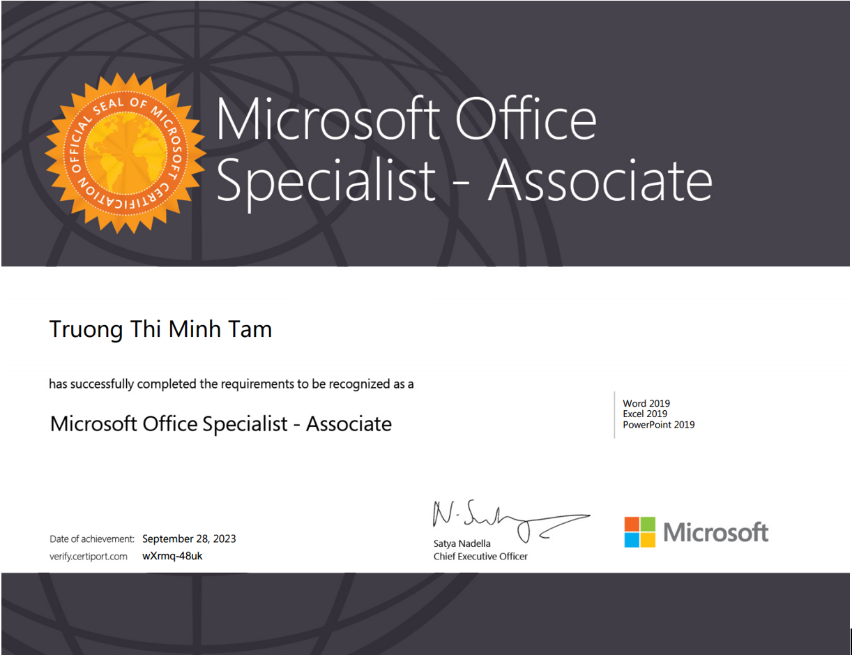 kh&oacute;a học MOS, luyện thi MOS